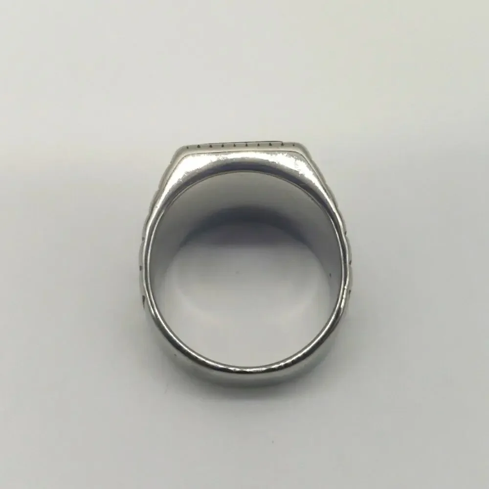 Black Stone Handmade Men's Ring Size 9 NWT